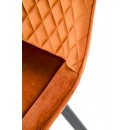 Стул HALMAR K520 корица/черный, поворотный